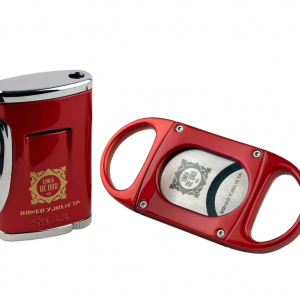 Bộ phụ kiện ROMEO Y JULIETA Línea de Oro X gồm Bật lửa & Dao cắt